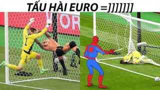 Tấu hài Euro 2020 | Tổng hợp ảnh chế bóng đá Euro 2020 hài hước, Morata đá bay sổ đỏ troll siêu bựa