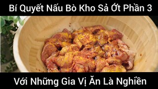 Bí Quyết Nấu Bò Kho Sả Ớt Phần 3 #anthuc #nauan