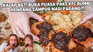 KALAP! BUKBER PAKE KFC RENDANG VIRAL CAMPUR NASI PADANG