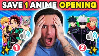 SAVE 1 ANIME OPENING for EACH SERIES 🎵🔥