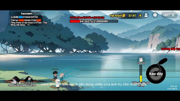 cập nhật mới của câu cá vạn cân có j