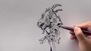ภาพฉากวาดด้วยมือขนาดใหญ่ที่เกิดคำว่าเพลิน พูดมาเลยว่ายอมไหม