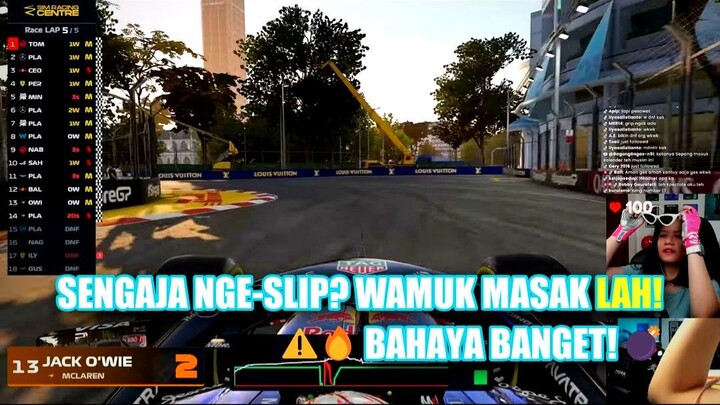 Kalau sengaja nge-slip, bisa diamuk baraya balap