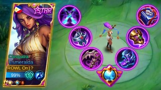 NEW ESMERALDA VIOLET DAMAGE BUILD IS HERE!!! | WTF DAMAGE HACK!!? | MLBB