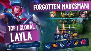 Epic Maniac Layla! The Forgotten Marksman [ Layla Top 1 Global ] - Mobile Legends