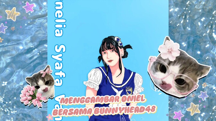 MENGGAMBAR ONIEL JKT48|REQUEST ART