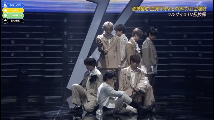 NANIWA DANSHI MOONLIT AT CDTV