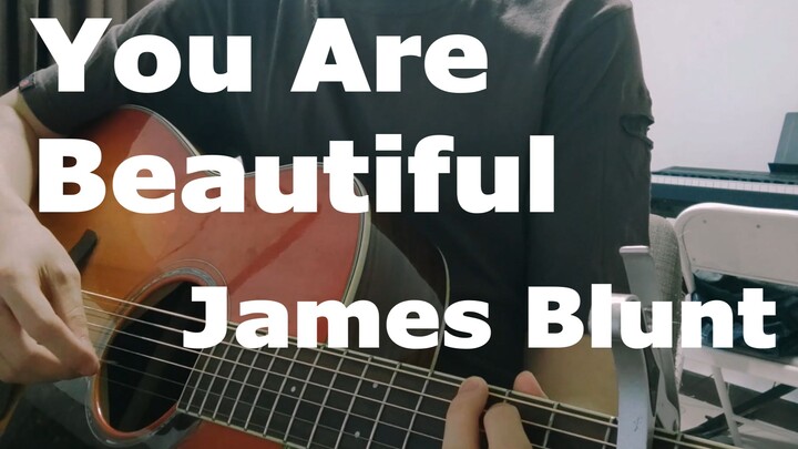 [Music]Memetik Gitar + Menyanyi You Are Beautiful Milik James Blunt