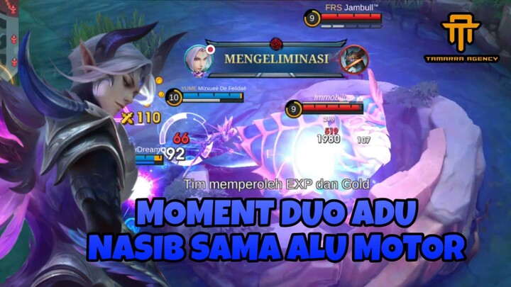 [ TA ] MOMEN DUO SEDANG ADU NASIB DENGAN ALUCARD MOTOR 🗿 - MOBILE LEGENDS