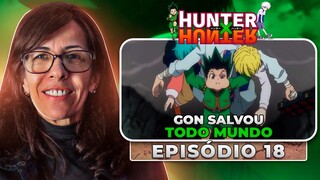 Profª de Filosofia ASSISTE HUNTER X HUNTER  EPISÓDIO 18