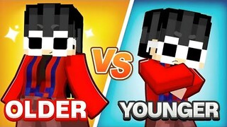 OLDER SIBLING vs YOUNGER SIBLING in Minecraft!