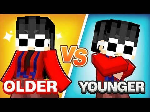 OLDER SIBLING vs YOUNGER SIBLING in Minecraft!
