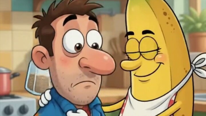 When the Banana Treats YOU Like Food! 🍌🤣#FunToonsTV #FunnyCartoon #Shorts