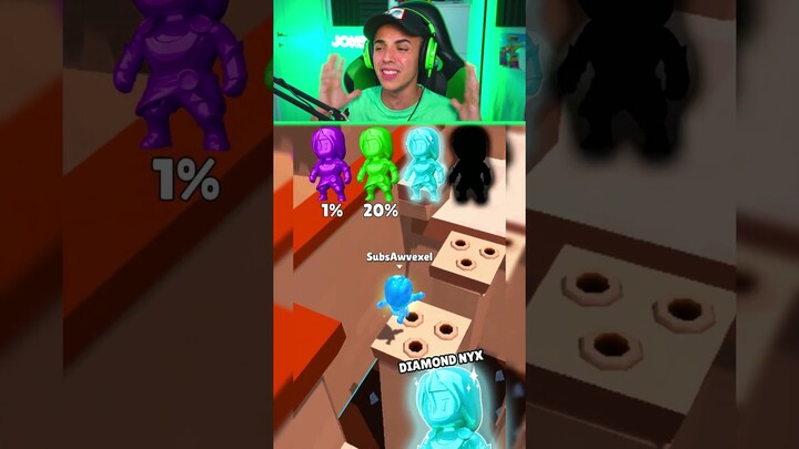 😨 EVOLUCIÓN de la SKIN NYX 🟣 STUMBLE GUYS #stumbleguys #protips @Awvexel