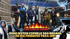 Test Performance Costume Zaraki  Kenpachi dari Anime Bleach di Cosplay Coswalk Competition