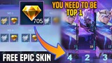 Promo Diamonds Event | You Need To Be in Top 1 To Get More Diamonds | Free Epic Skin | MLBB