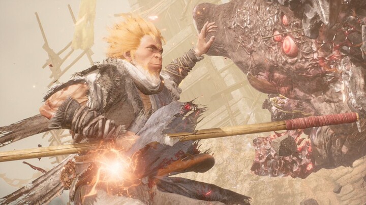 Black Myth: Wukong Level 1 Tanpa Cedera Taklukkan Siluman Babi, Tongkat Keji No.2