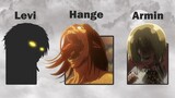 Attack On Titan Characters In Titan Form