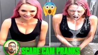 SCARE CAM Pranks Reaction 2024 | Funny Scare Videos #166/ Jump Scare / Funny Scare Prank Compilation