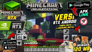 71 MB Aja! 99% Asli! MINECRAFT RTX DI ANDROID Full OFFLINE - Tanpa Data Mirip Di PC! Grafis ULTRA HD