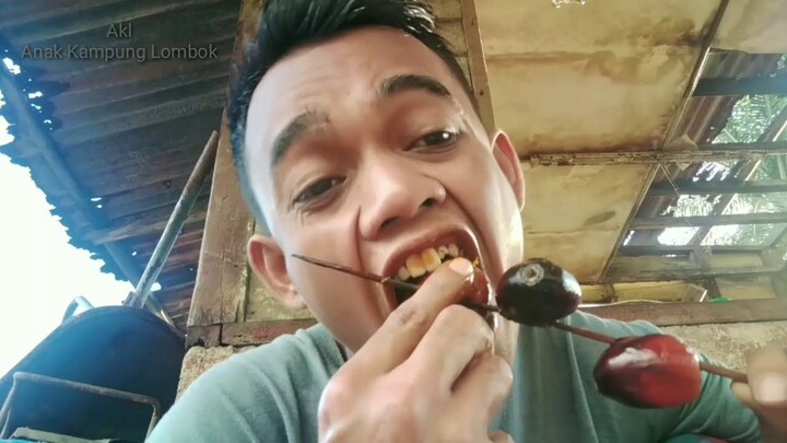 Makan Sate Kelapa Sawit