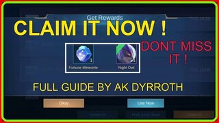 NIGHT OWL GUSION COLLECTOR CLAIM IT NOW! MANY REWARDS ARE WAITING! DONT MISS THE CHANCE! #akdyrroth