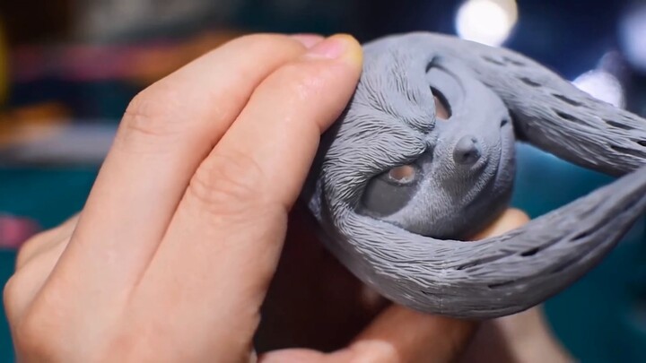 How to make Sonic 2 knuckles power up diorama clay