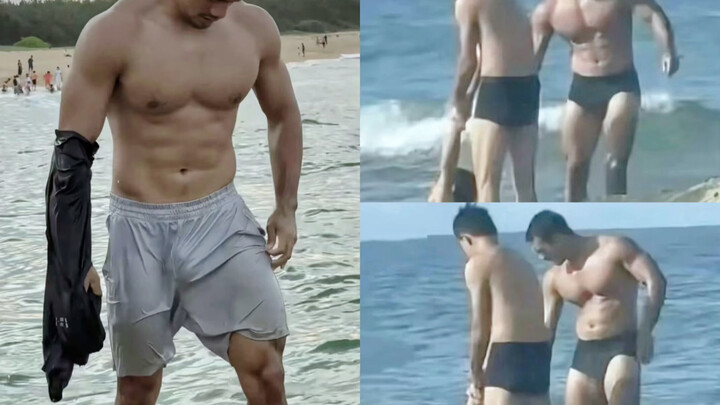 【Suami berkulit hitam bertubuh atletis】 Pria dewasa berkulit hitam berotot