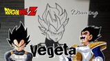 SPEED DRAWING Vegeta anime Dragon Ball