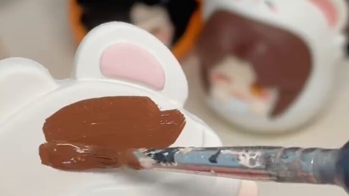 Teacher, our meerkat baby wants to wag its tail too. ど⁰̷̴͈꒨⁰̷̴͈う♡Hiccup~ Good! Pinch the flower cook