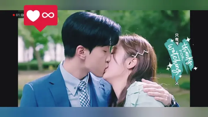 kissing scenes of love unexpected🥰