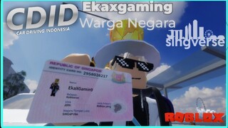 LIBURAN KE SINGAPORE CDID X SINGVERSE | ROBLOX INDONESIA