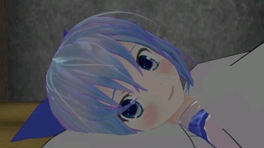 【Eastern MMD】Sleeping Together with Cirno
