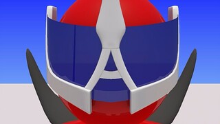 【3D Animation】Kamen Rider Accel Motorcycle Transformation