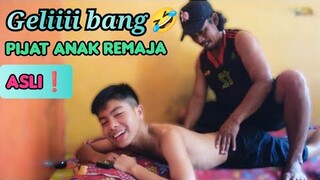 PIJAT & URUT anak REMAJA❗ali dipijat perut dan punggungnya sampai kesakitan | muhyi official