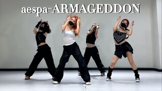 aespa最新回归曲Armageddon练习室团体翻跳
