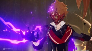 Tartaglia Childe Transformation Scene + Boss Fight | Genshin Impact 1080p 60fps