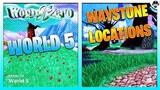 World 5 Waystone Locations | World // Zero | ROBLOX
