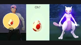 Shadow Mewtwo strikes back with 12km Red Egg