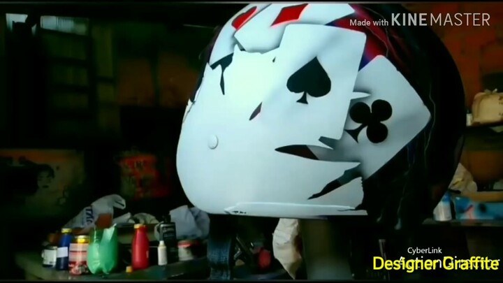 Aerografia no capacete