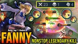 23 Kills!! Fanny Nonstop Legendary Kills - Build Top 1 Global Fanny ~ MLBB