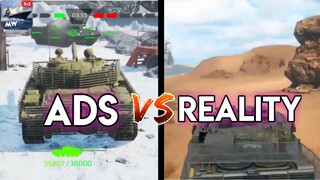 Modern Warships ADS Vs Modern Warships Reality - Versi Tank