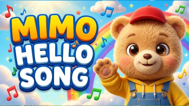 Mimo Hello Song 👋🐻 | Fun Greeting Song for Kids | Orima Kids