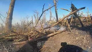 Battle with the GoPro of the commander of the fighters capture enemy