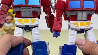 AS08 VS MD005 86 Optimus Prime comparison (WanMoHui 1422)