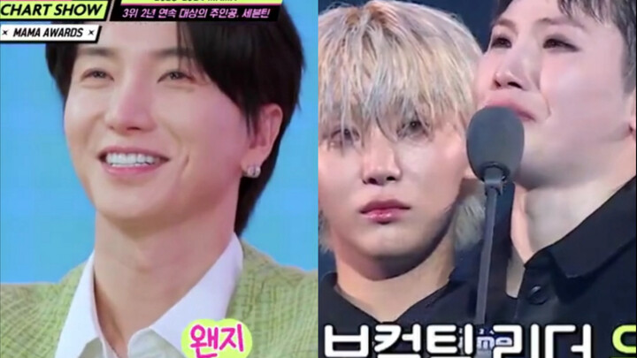 Mnet 30th Anniversary Seventeen Cut: It looks like Leeteuk and Zhou Xuan are about to cry! (Seventee