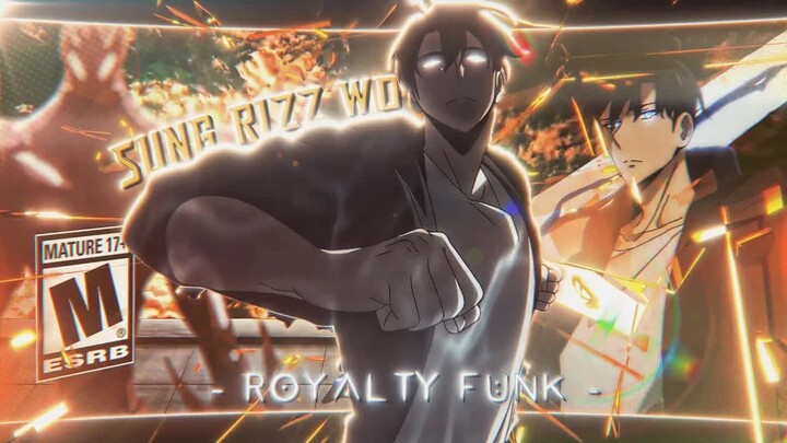 Sung Jin Woo ＂Shadow Monarch＂ – Royalty ｜ Solo Leveling Edit「AMV」4K