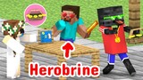 Monster School : Love Story Herobrine And The Blind Girl - Minecraft Animation