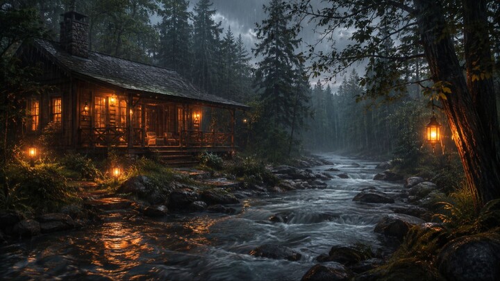 While everyone else is asleep, the river keeps flowing… 🏞️