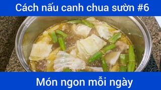 Cách nấu canh chua sườn p6